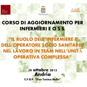 CORSO DI AGGIORNAMENTO PER INFERMIERI E O.S.S.